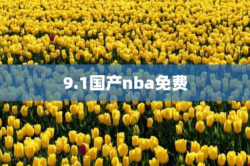 9.1国产nba免费