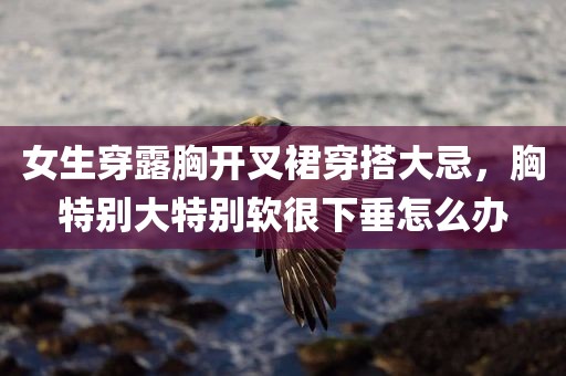 女生穿露胸开叉裙穿搭大忌，胸特别大特别软很下垂怎么办