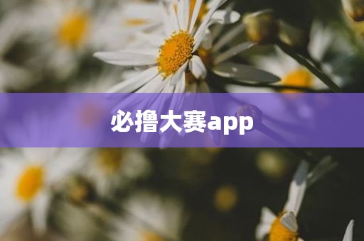 必撸大赛app