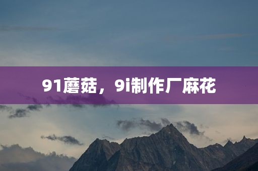 91蘑菇，9i制作厂麻花