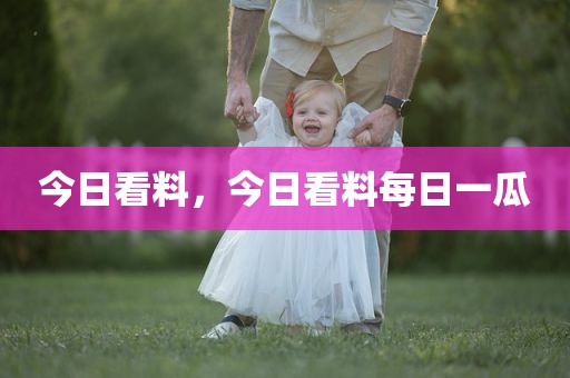 今日看料，今日看料每日一瓜