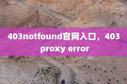 403notfound官网入口，403 proxy error