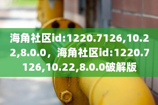 海角社区id:1220.7126,10.22,8.0.0，海角社区id:1220.7126,10.22,8.0.0破解版