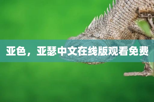 亚色，亚瑟中文在线版观看免费