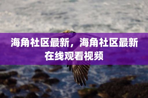 海角社区最新，海角社区最新在线观看视频