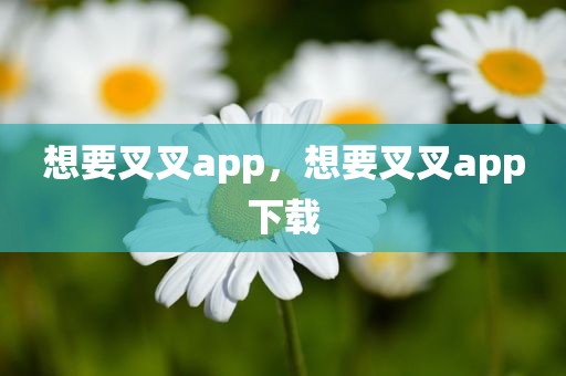 想要叉叉app，想要叉叉app下载