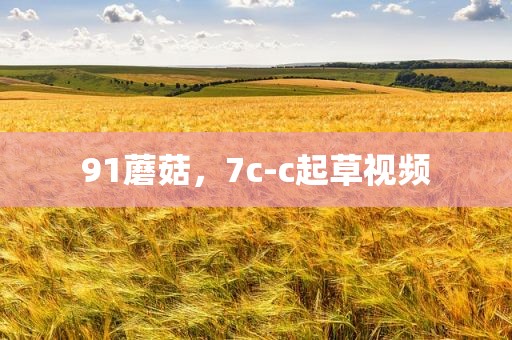 91蘑菇，7c-c起草视频