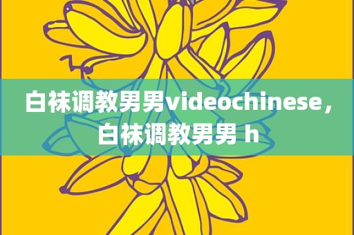 白袜调教男男videochinese，白袜调教男男 h