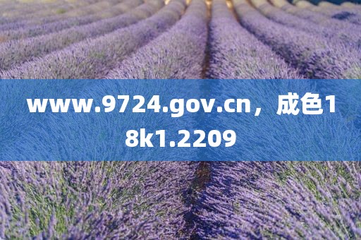 www.9724.gov.cn，成色18k1.2209