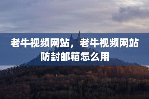 老牛视频网站，老牛视频网站防封邮箱怎么用