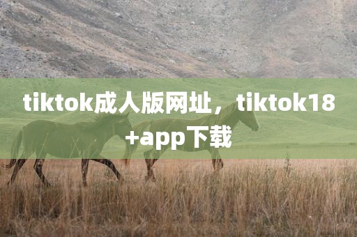 tiktok成人版网址，tiktok18+app下载