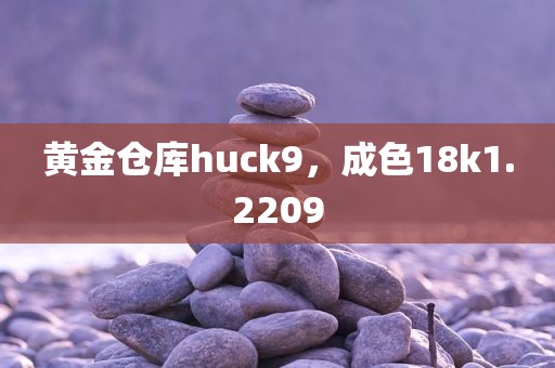 黄金仓库huck9，成色18k1.2209
