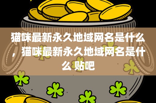 猫咪最新永久地域网名是什么，猫咪最新永久地域网名是什么 贴吧