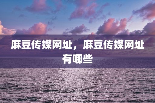 麻豆传媒网址，麻豆传媒网址有哪些