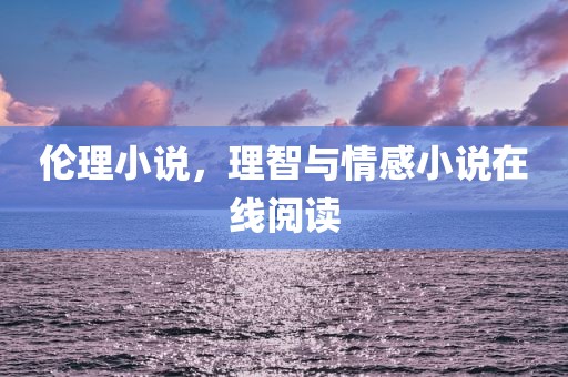 伦理小说，理智与情感小说在线阅读