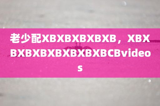 老少配XBXBXBXBXB，XBXBXBXBXBXBXBXBCBvideos