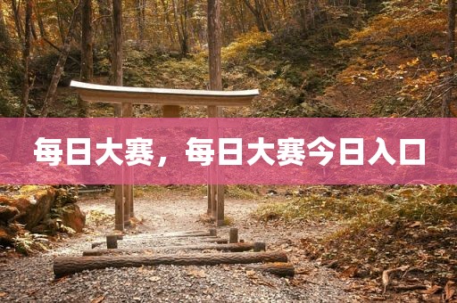 每日大赛，每日大赛今日入口