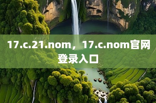 17.c.21.nom，17.c.nom官网登录入口