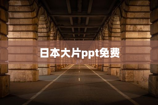 日本大片ppt免费