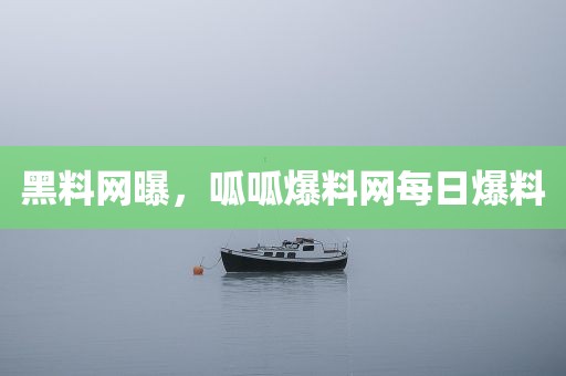 黑料网曝，呱呱爆料网每日爆料