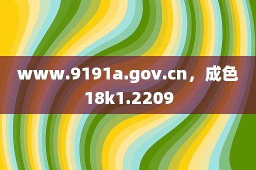 www.9191a.gov.cn，成色18k1.2209