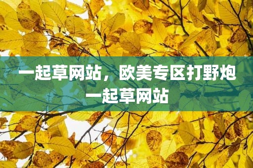 一起草网站，欧美专区打野炮一起草网站