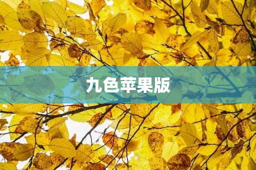 九色苹果版