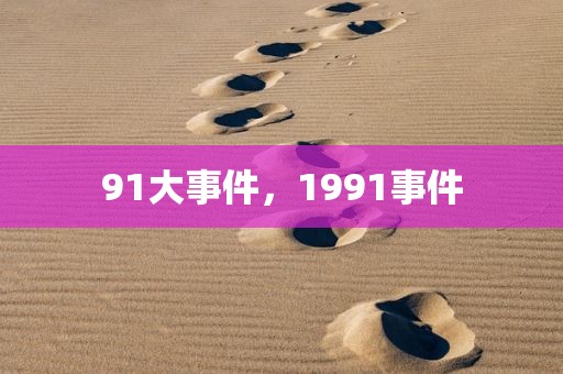 91大事件，1991事件