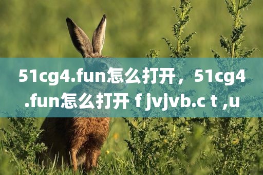 51cg4.fun怎么打开，51cg4.fun怎么打开 f jvjvb.c t ,u