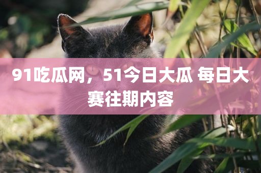91吃瓜网，51今日大瓜 每日大赛往期内容