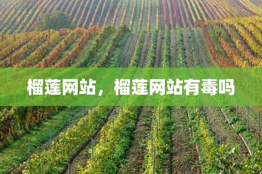 榴莲网站，榴莲网站有毒吗