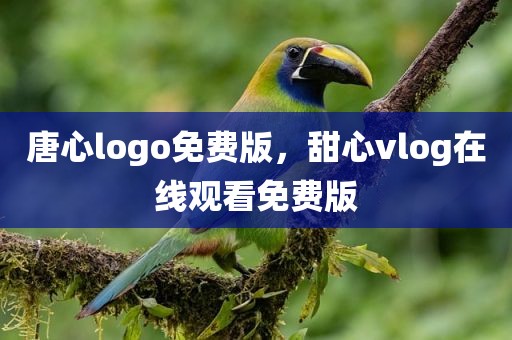 唐心logo免费版，甜心vlog在线观看免费版