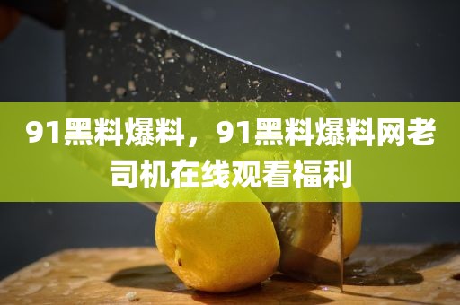 91黑料爆料，91黑料爆料网老司机在线观看福利