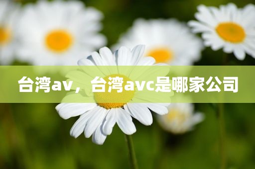 台湾av，台湾avc是哪家公司