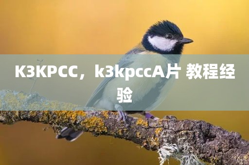 K3KPCC，k3kpccA片 教程经验