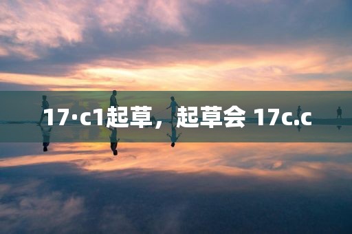 17·c1起草，起草会 17c.c