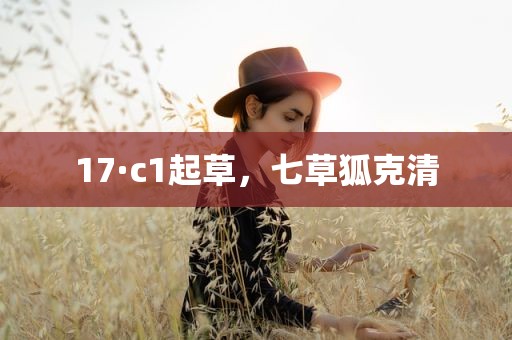 17·c1起草，七草狐克清