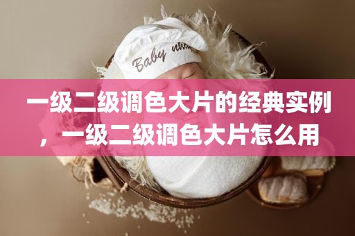 一级二级调色大片的经典实例，一级二级调色大片怎么用