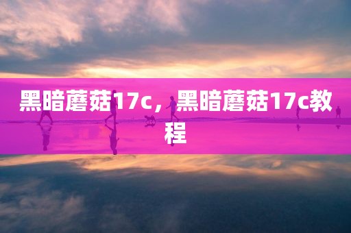 黑暗蘑菇17c，黑暗蘑菇17c教程