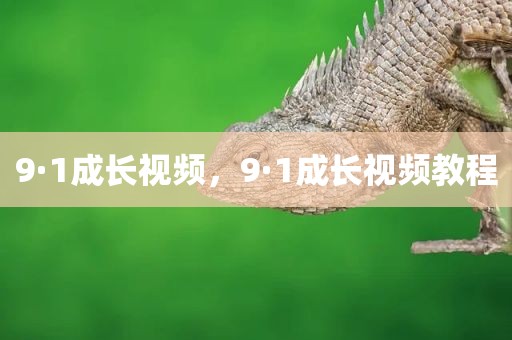 9·1成长视频，9·1成长视频教程