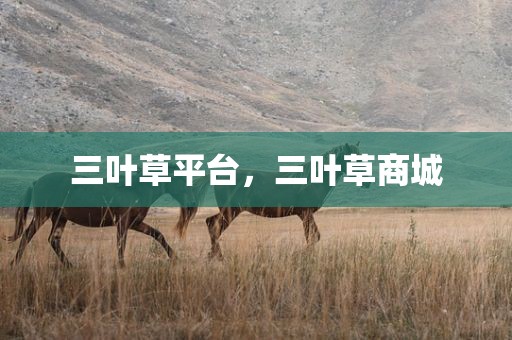 三叶草平台，三叶草商城