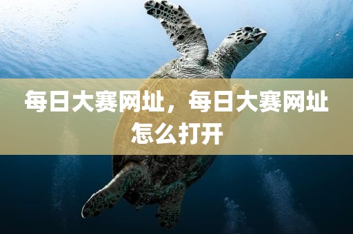 每日大赛网址，每日大赛网址怎么打开
