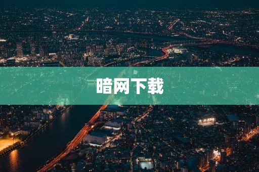 暗网下载