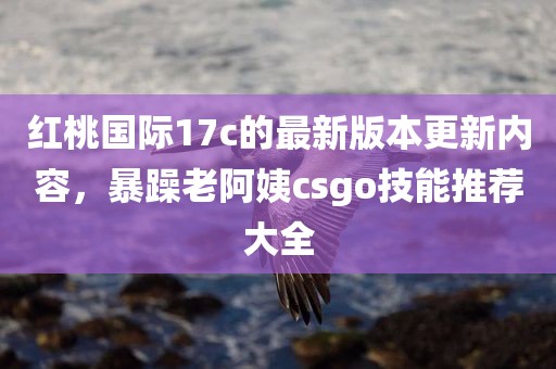 红桃国际17c的最新版本更新内容，暴躁老阿姨csgo技能推荐大全