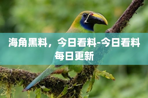 海角黑料，今日看料-今日看料每日更新