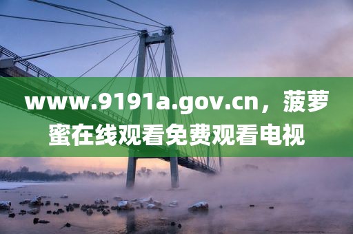 www.9191a.gov.cn，菠萝蜜在线观看免费观看电视