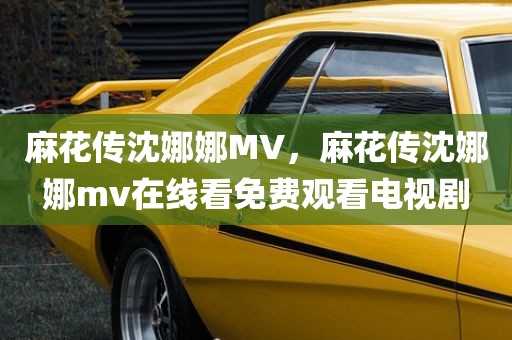 麻花传沈娜娜MV，麻花传沈娜娜mv在线看免费观看电视剧
