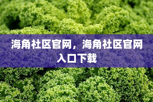 海角社区官网，海角社区官网入口下载