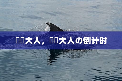 芃芃大人，芃芃大人の倒计时