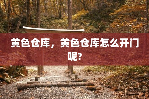 黄色仓库，黄色仓库怎么开门呢?